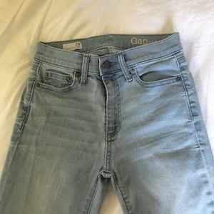 Gap slim straight jeans